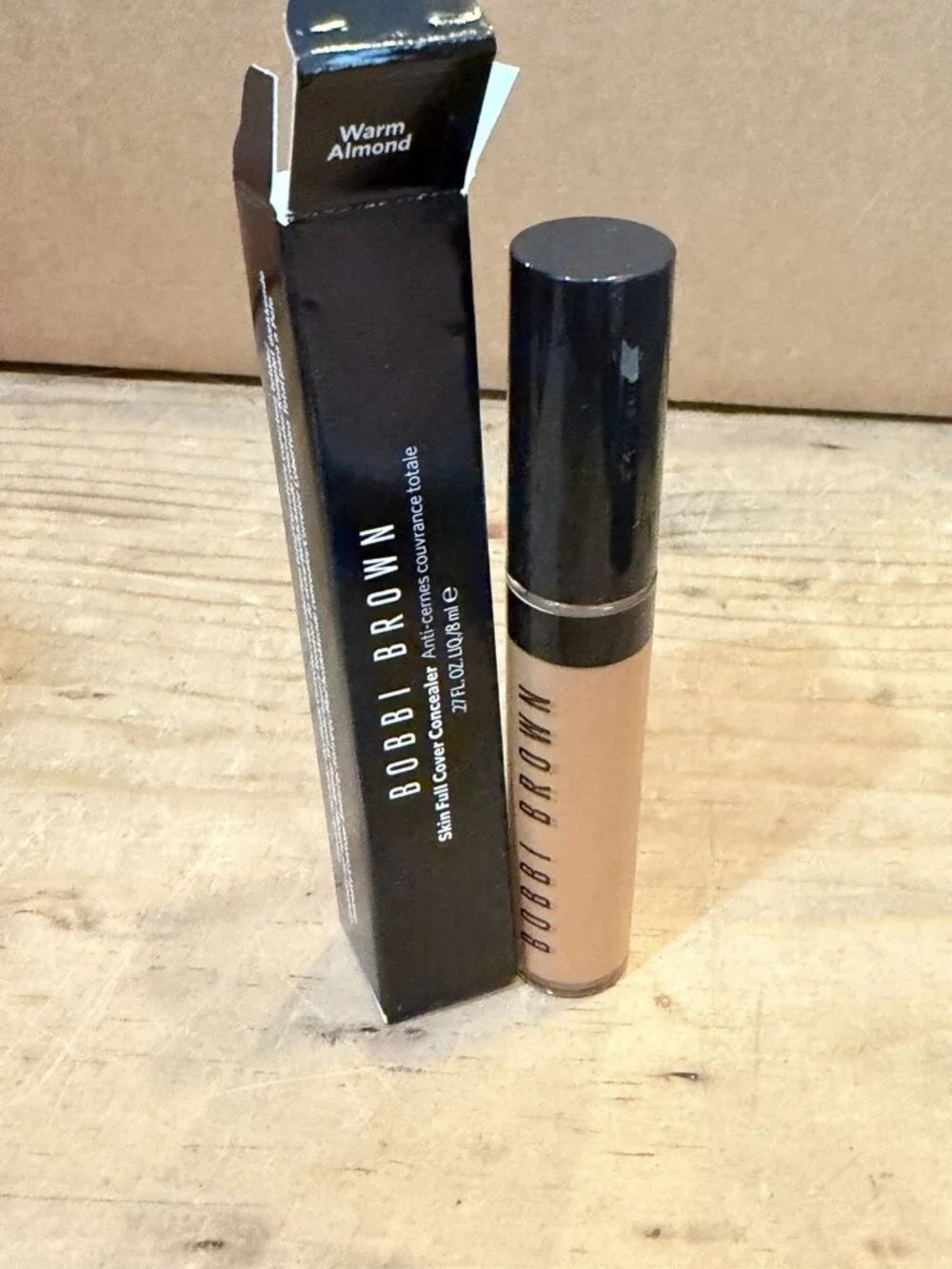 Bobbi Brown Skin Full Cover Concealer Full Size In Warm Almond New W/ Box
